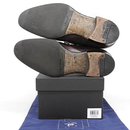 SANYOYAMACHO Genrokuro Punched Cap Toe Shoes Brown Size 7F