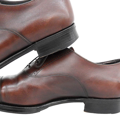 SANYOYAMACHO Genrokuro Punched Cap Toe Shoes Brown Size 7F
