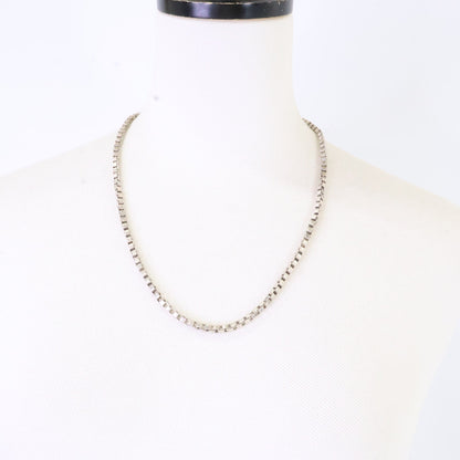 TIFFANY&Co. 925 Venetian Link Necklace Silver