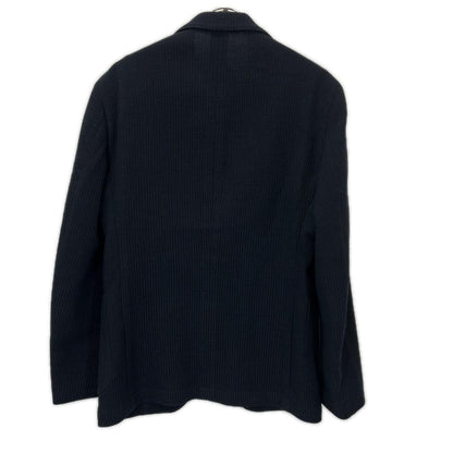LARDINI IZUMO Wool Jacket Dark Navy Size 48