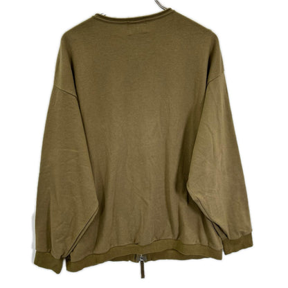 EGO TRIPPING 666600 Cotton Liner Cardigan Khaki Size 48