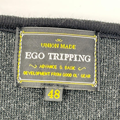 EGO TRIPPING WARMNEST Vest Charcoal Gray Size 48