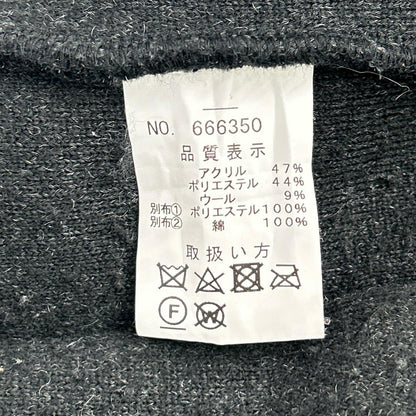 EGO TRIPPING WARMNEST Vest Charcoal Gray Size 48