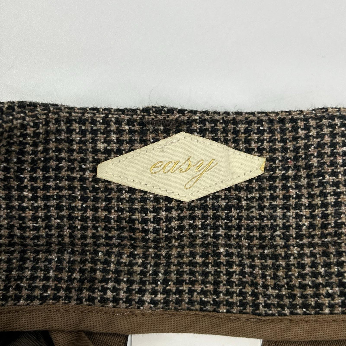 BRIGLIA Houndstooth Piccadilly Pantalone Brown Size 44