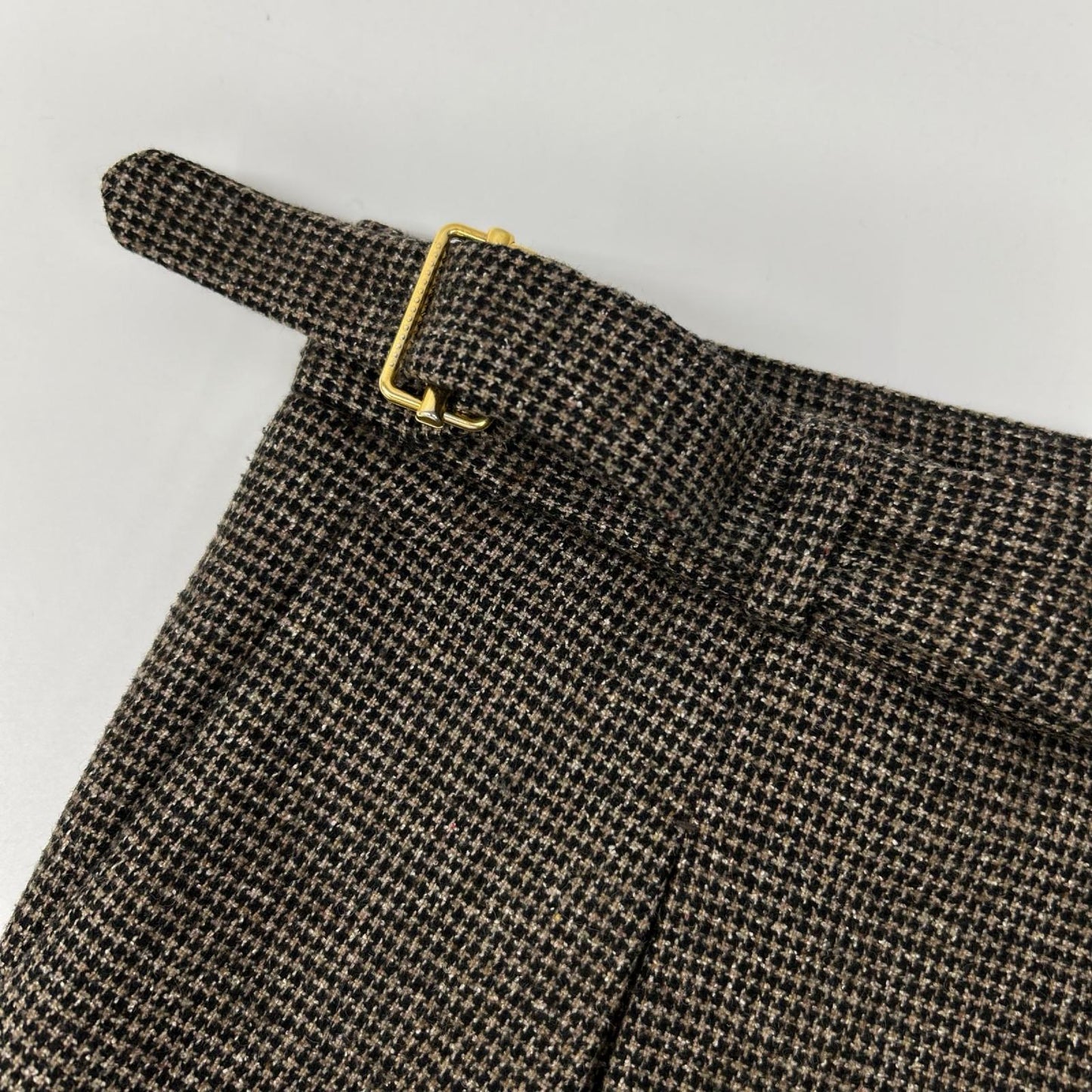 BRIGLIA Houndstooth Piccadilly Pantalone Brown Size 44