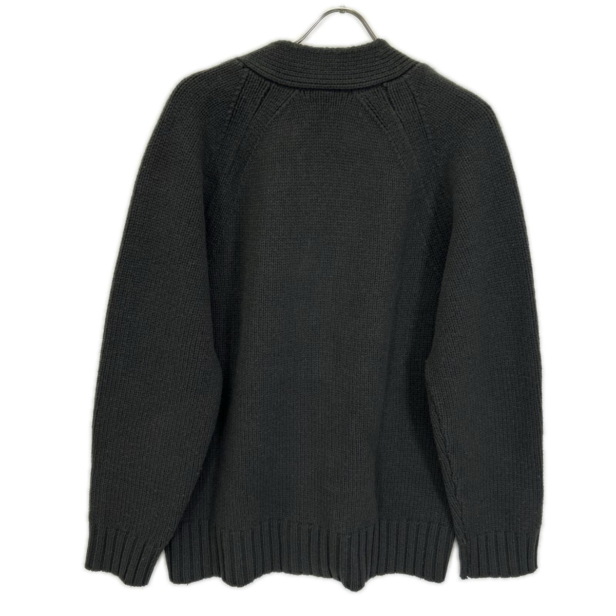 CLOSED Mixed Texture Wool Knit Cardigan Gray Size M