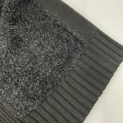 CLOSED Mixed Texture Wool Knit Cardigan Gray Size M