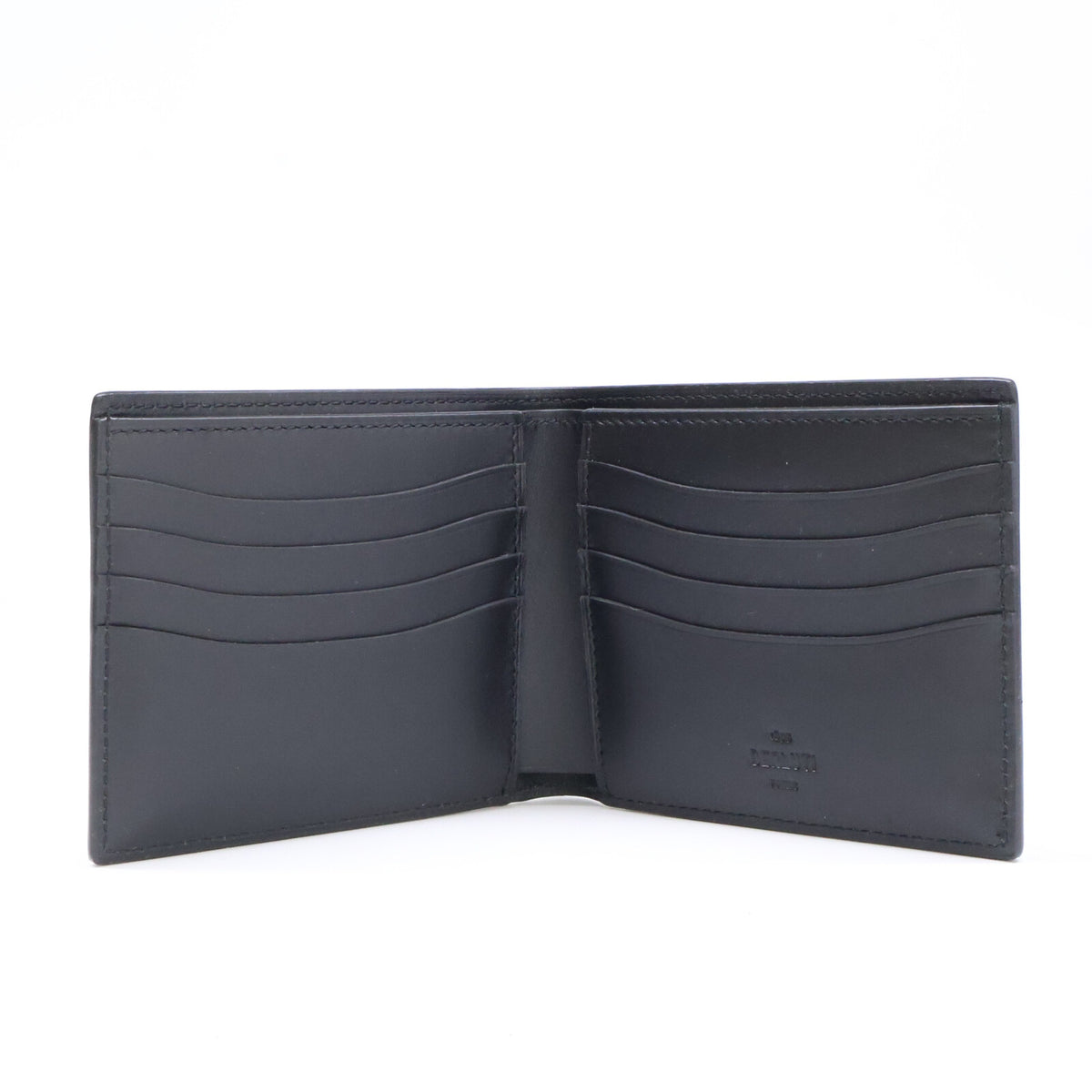 BERLUTI Macore Slim Flap Leather Compact Wallet Gray