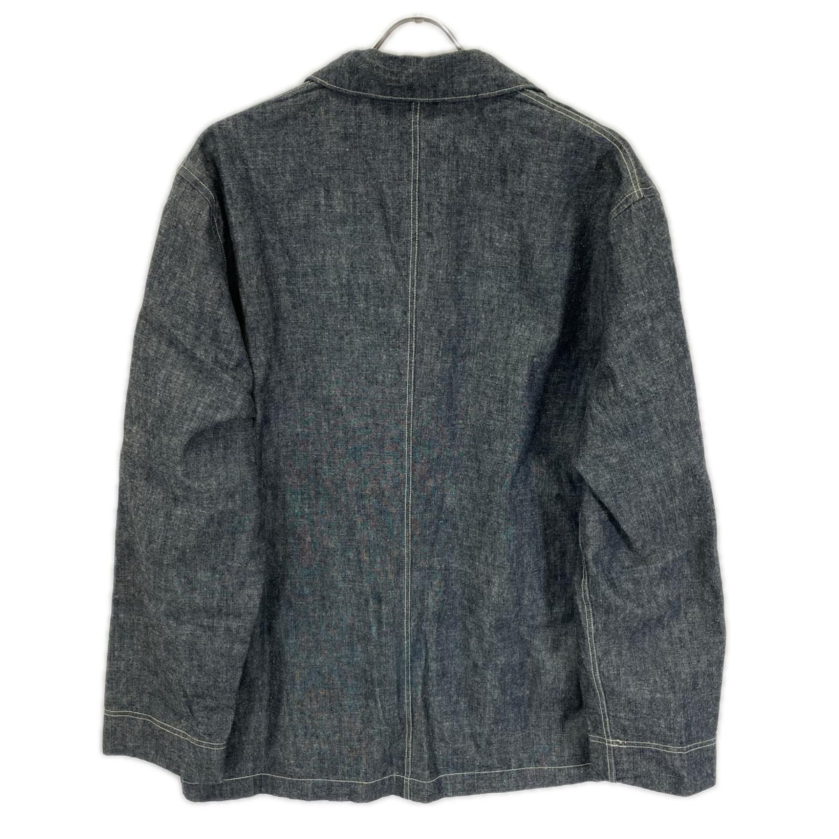 MOLTEMANI MM-25-STJK01 Denim Tailored Blazer Gray Size XL