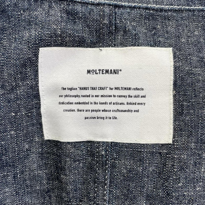 MOLTEMANI MM-25-STJK01 Denim Tailored Blazer Gray Size XL