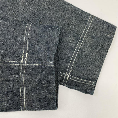 MOLTEMANI MM-25-STJK01 Denim Tailored Blazer Gray Size XL