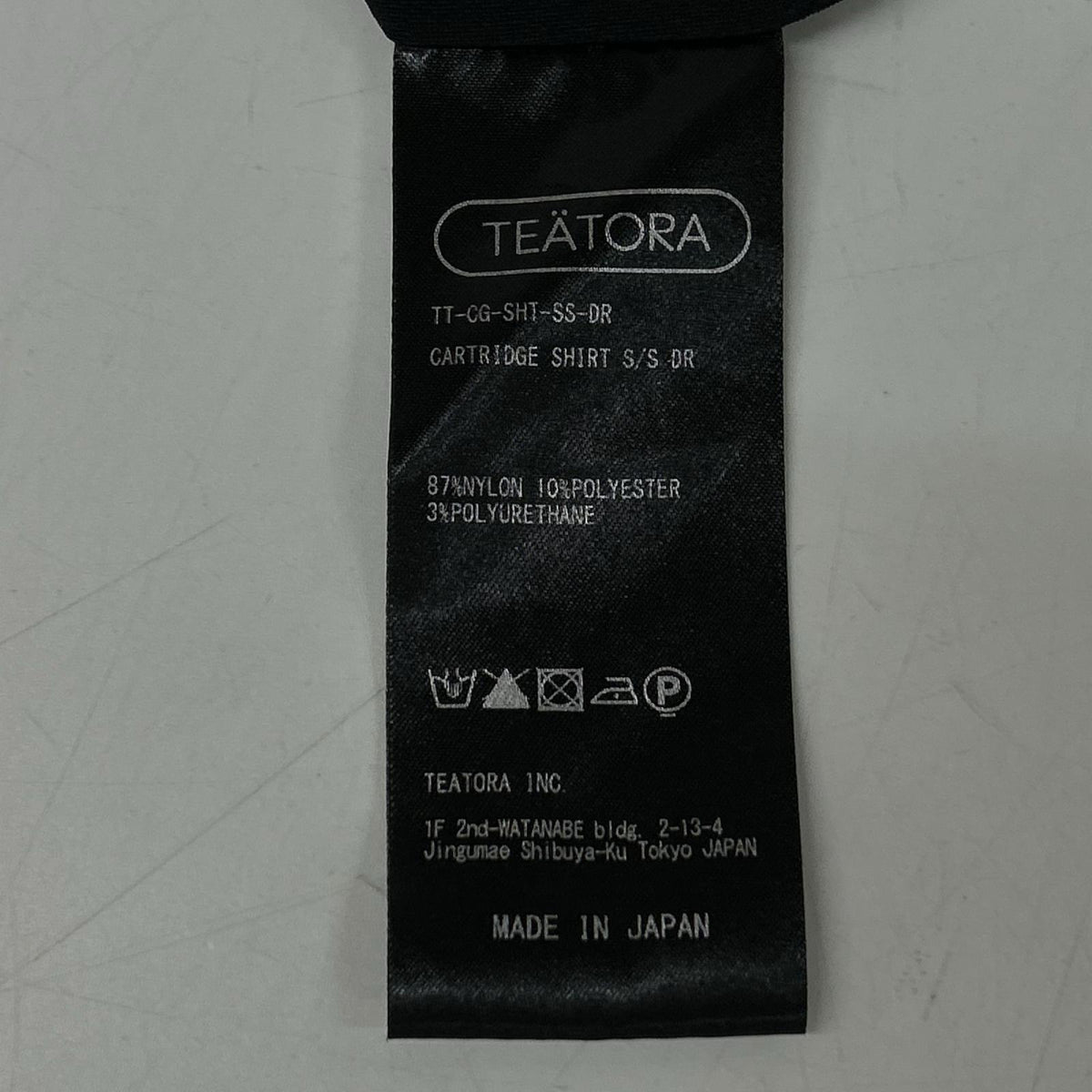 TEATORA CARTRIDGE S/S Black Nylon Size 3