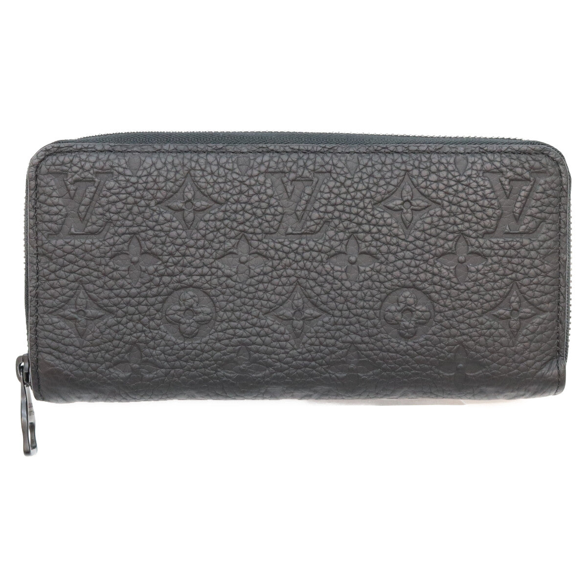 LOUIS VUITTON M11721 Monogram Taurillon Zippy Wallet Black