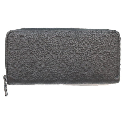 LOUIS VUITTON M11721 Monogram Taurillon Zippy Wallet Black