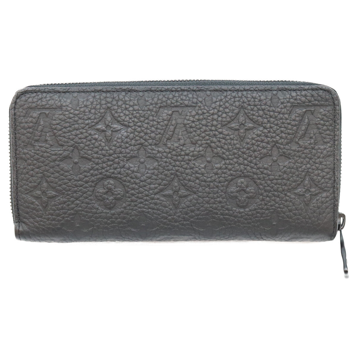 LOUIS VUITTON M11721 Monogram Taurillon Zippy Wallet Black