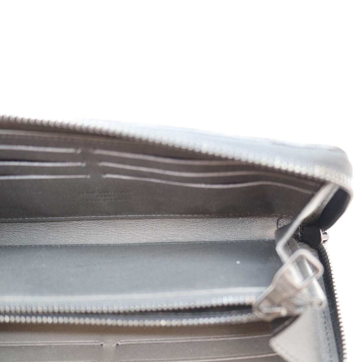 LOUIS VUITTON M11721 Monogram Taurillon Zippy Wallet Black