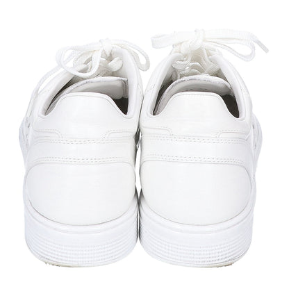 CHANEL G46734 Coco Mark Leather Sneakers White Size EU 43