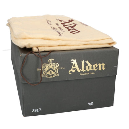 Alden 3912 Leather Straight Tip Boots Size US 7.5