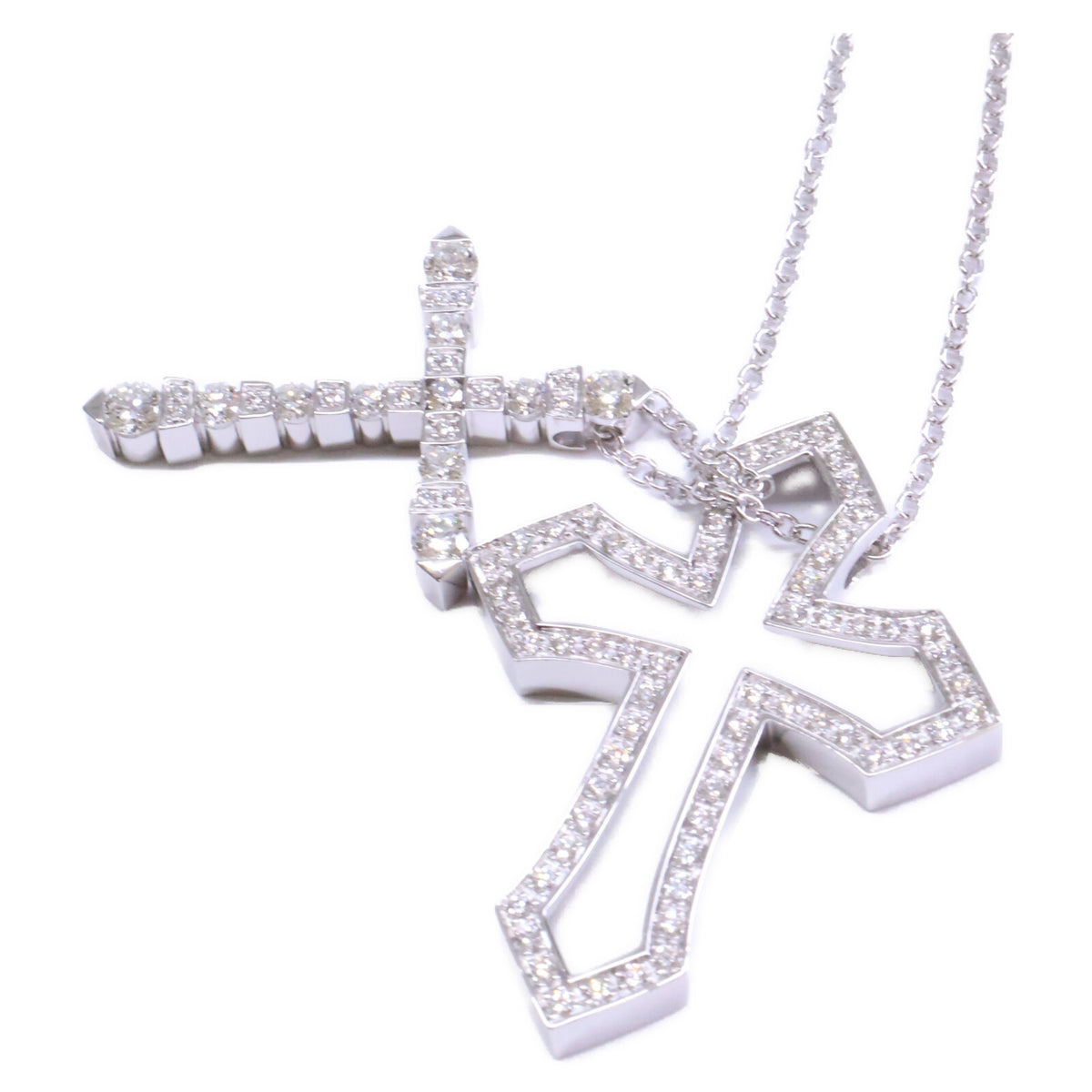 DAMIANI Belle Epoque Crown L Diamond Necklace