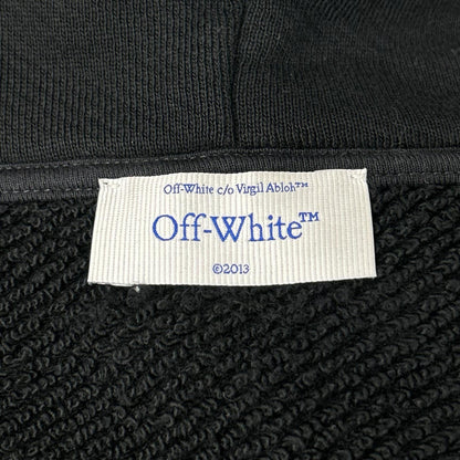OFF-WHITE Wizard Applique Zip Hoodie Size L