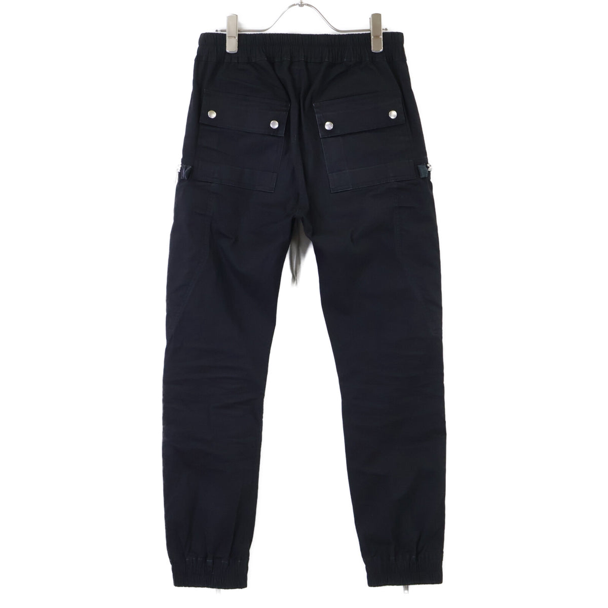 Rick Owens Bauhaus Cotton Cargo Pants Black Size 46