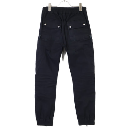Rick Owens Bauhaus Cotton Cargo Pants Black Size 46