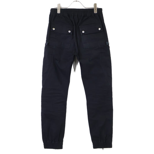 Rick Owens Bauhaus Cotton Cargo Pants Black Size 46