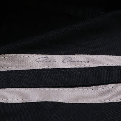 Rick Owens Bauhaus Cotton Cargo Pants Black Size 46