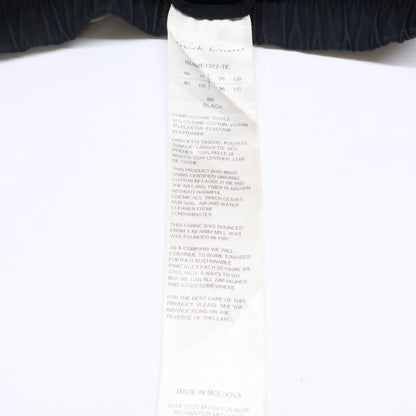 Rick Owens Bauhaus Cotton Cargo Pants Black Size 46