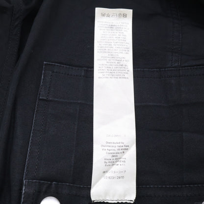 Rick Owens Bauhaus Cotton Cargo Pants Black Size 46