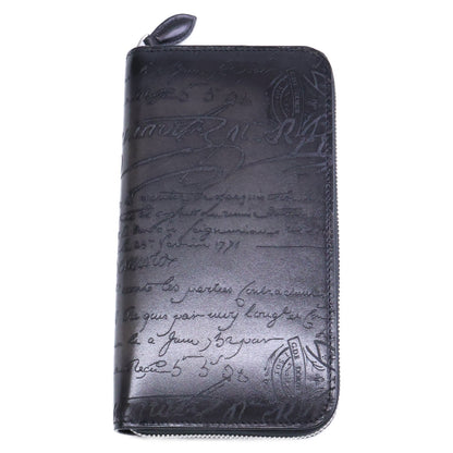 BERLUTI Venezia Calf Leather Itauba Long Wallet