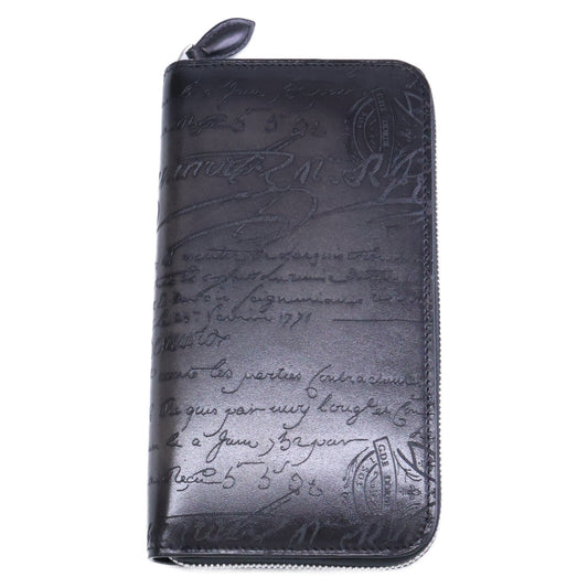 BERLUTI Venezia Calf Leather Itauba Long Wallet