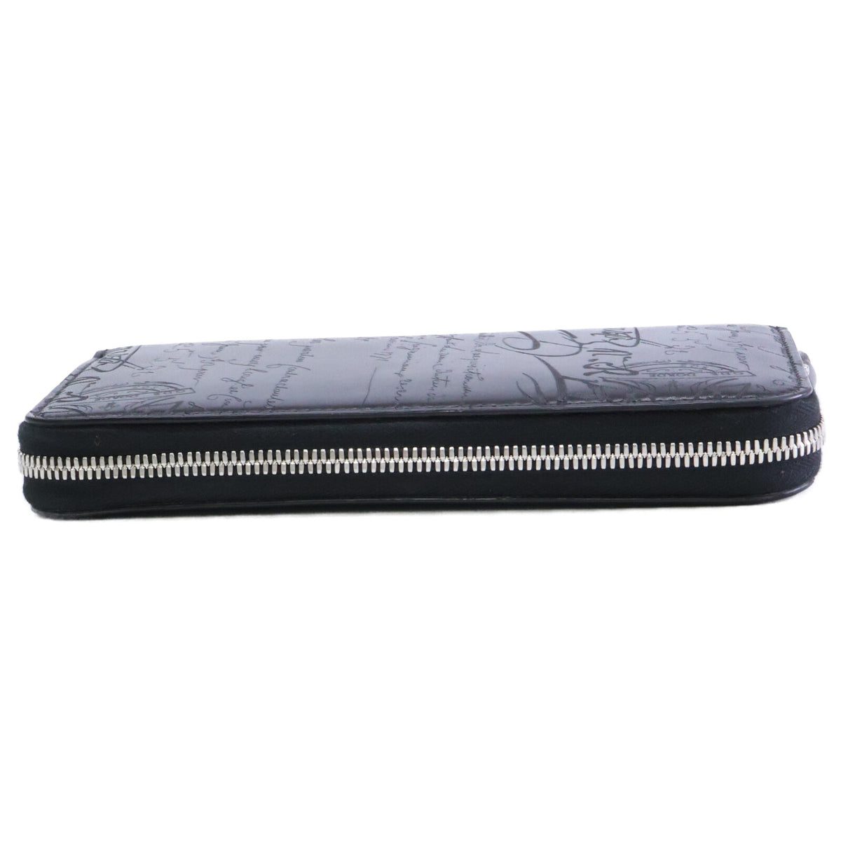 BERLUTI Venezia Calf Leather Itauba Long Wallet