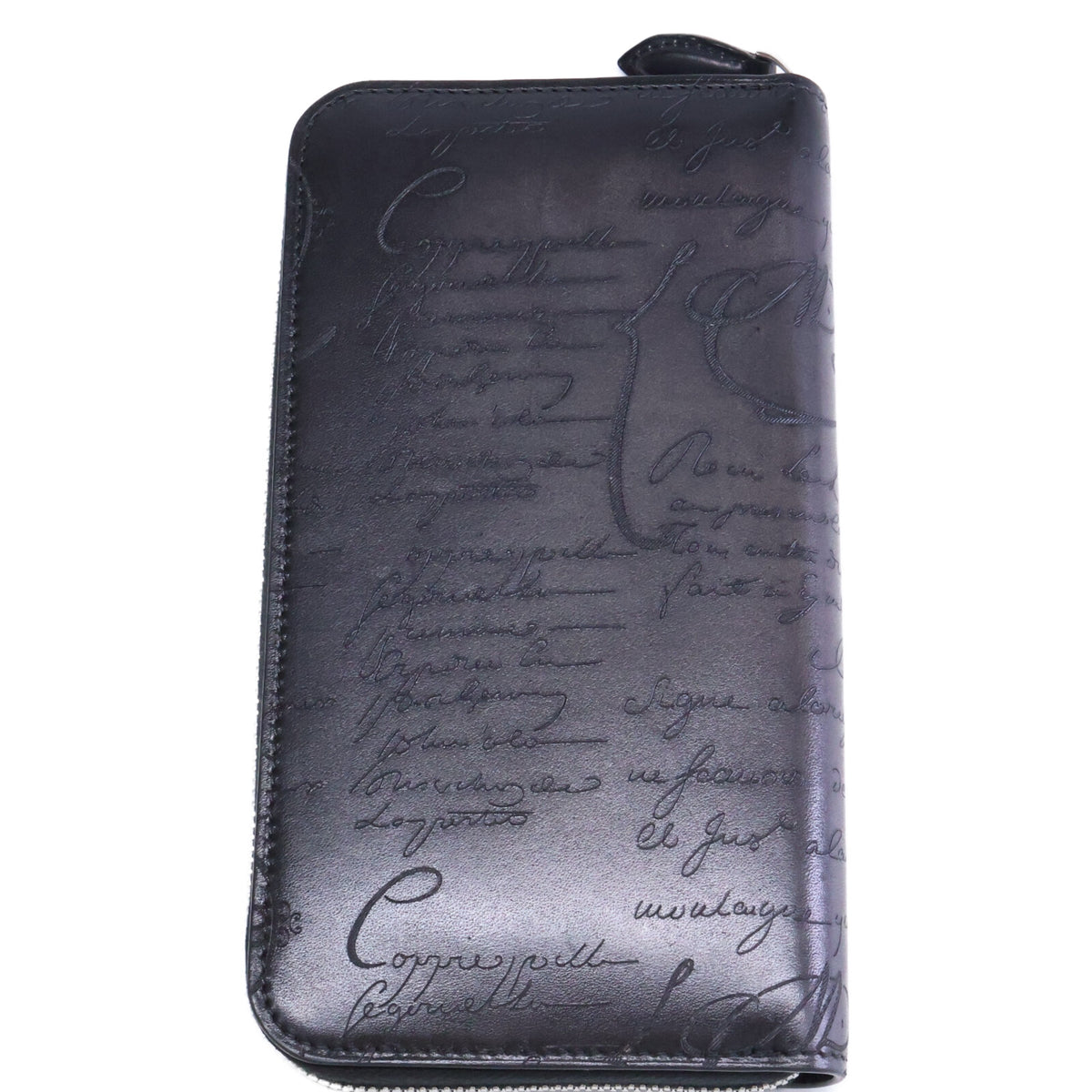 BERLUTI Venezia Calf Leather Itauba Long Wallet