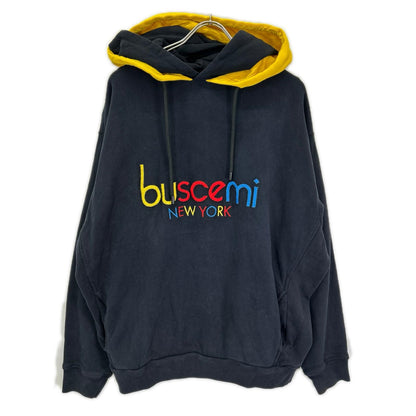 BUSCEMI Black/Yellow Sweat Hoodie Size M