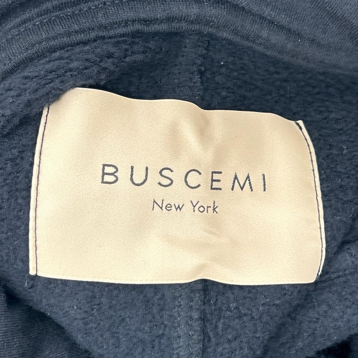 BUSCEMI Black/Yellow Sweat Hoodie Size M
