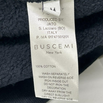 BUSCEMI Black/Yellow Sweat Hoodie Size M