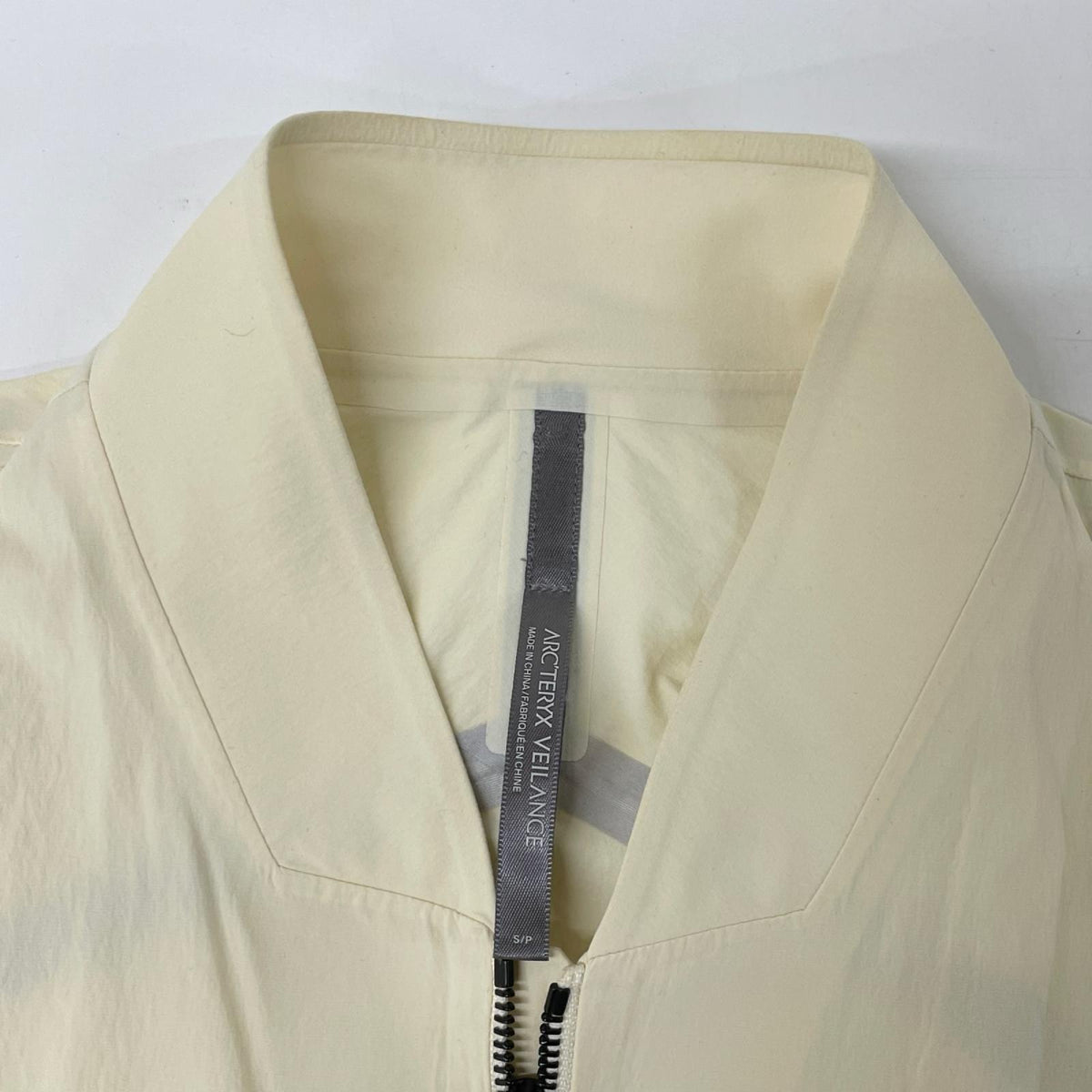 ARC Diode Nylon Bomber Jacket Ivory Size S