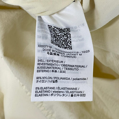 ARC Diode Nylon Bomber Jacket Ivory Size S