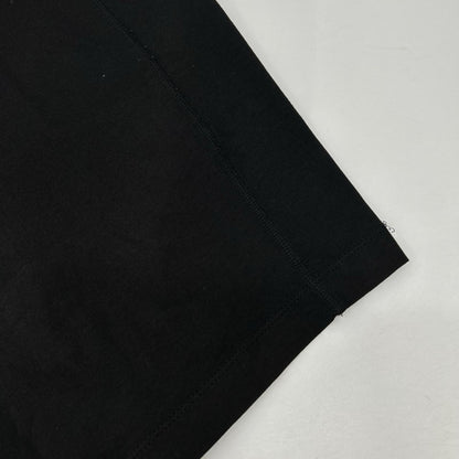 MONCLER 22SS Flocked Logo Cotton T-Shirt Black Size S