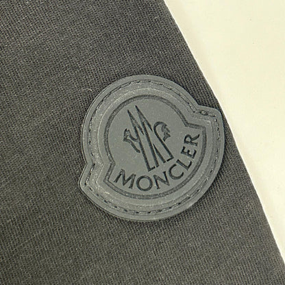 MONCLER 22SS Flocked Logo Cotton T-Shirt Black Size S