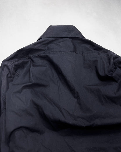 Yuji Yamada Asymmetrical Layered Hem Shirt Black Size 2