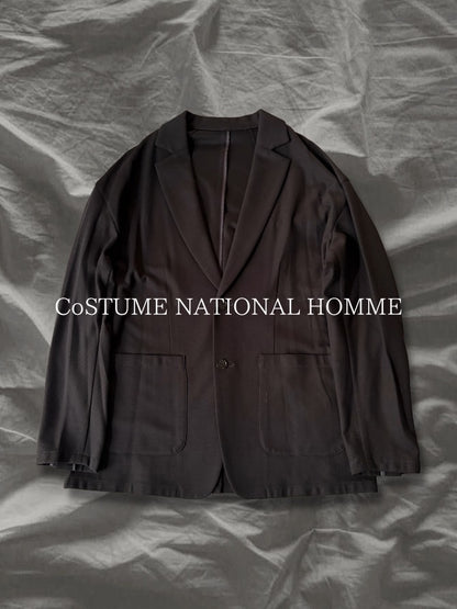 CoSTUME NATIONAL HOMME AW19 Cotton Cardigan Black Size 46