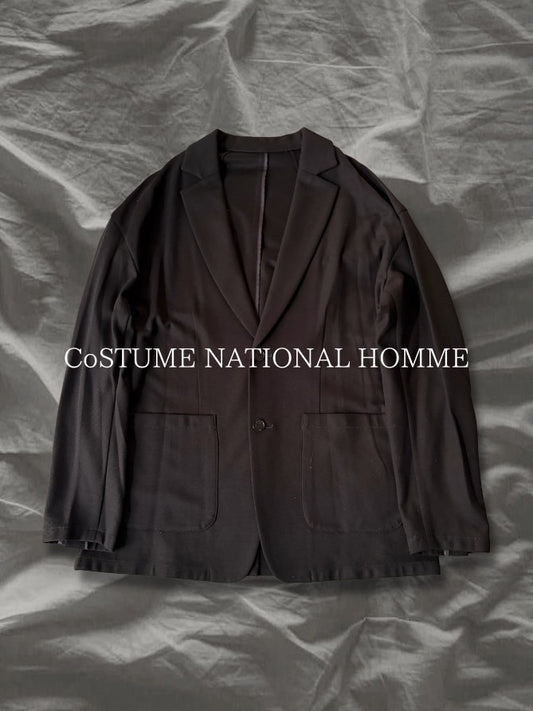 CoSTUME NATIONAL HOMME AW19 Cotton Cardigan Black Size 46