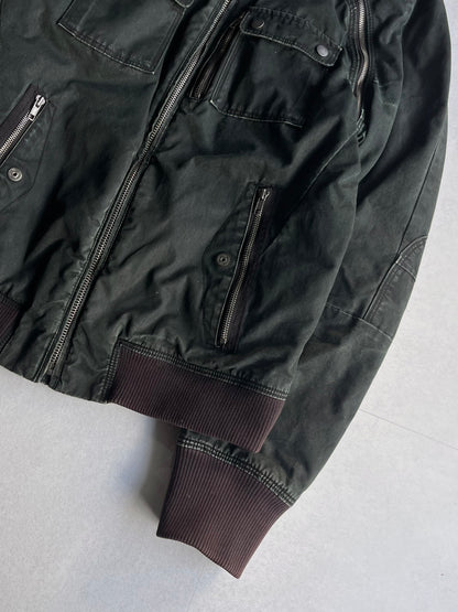 Diesel Green Gimmick Cotton Jacket Size L