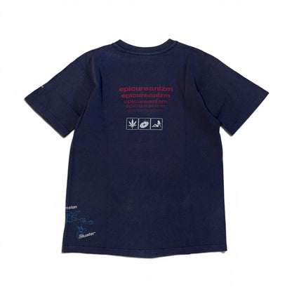 Vintage 90s Anvil "XTC" Single Stitch T-Shirt Blue Size M
