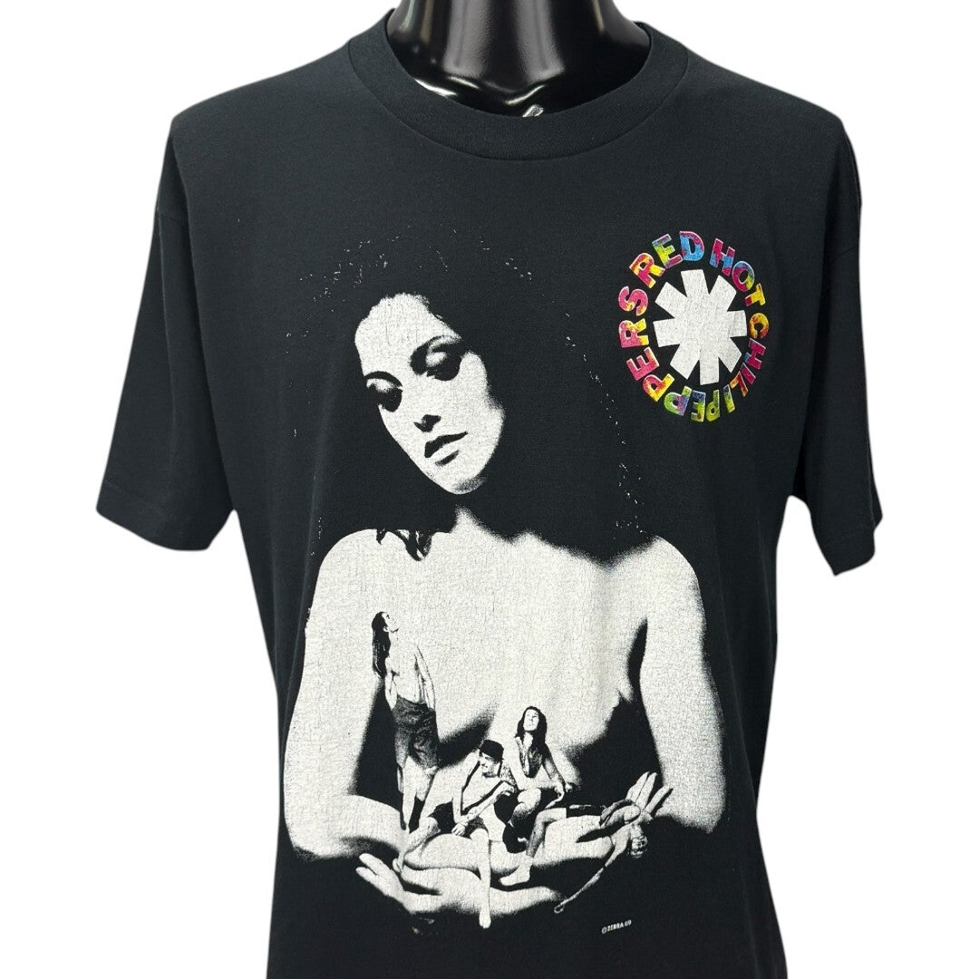 RED HOT CHILI PEPPERS 80s Mother's Milk T-Shirt Red Size L