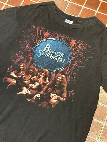 Black Sabbath Vintage 90s  band graphic tee Black Size L