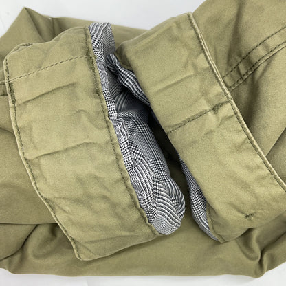 nonnative Fur-Lined Military Coat Khaki Size 3