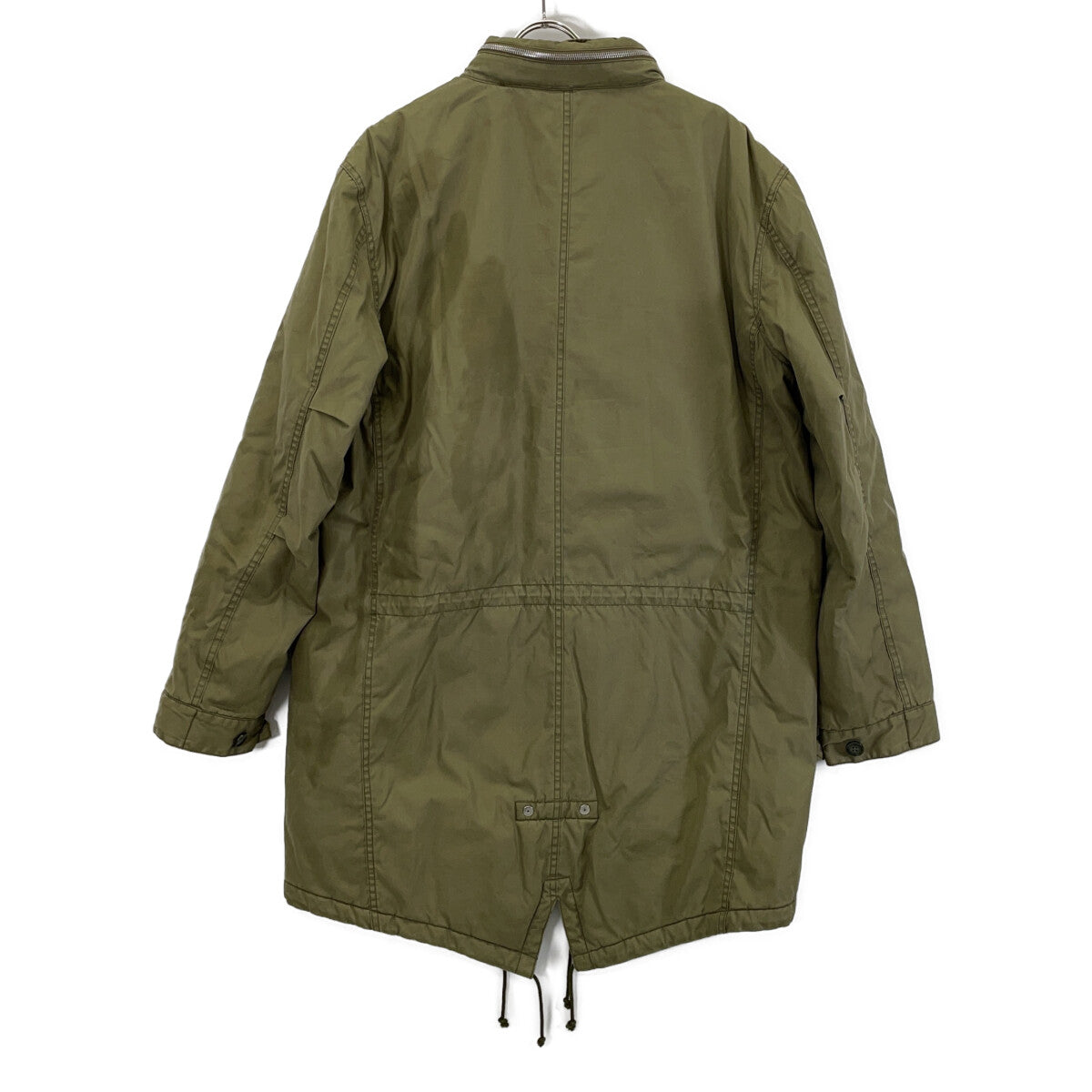 nonnative Fur-Lined Military Coat Khaki Size 3